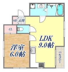 ステラ芦屋の物件間取画像